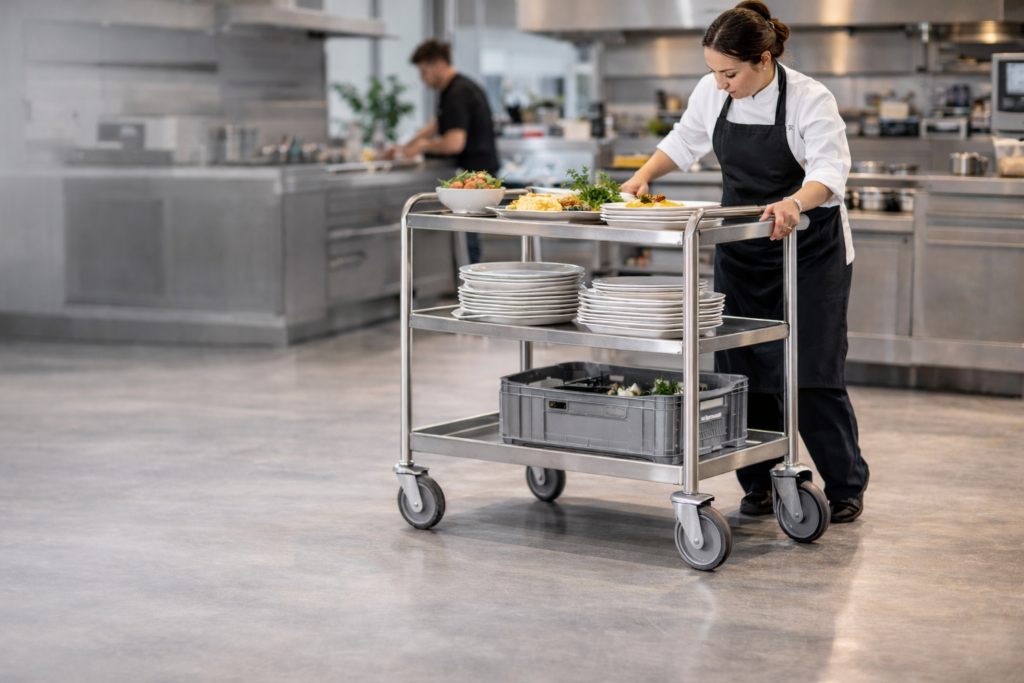 RVS serveerwagens horeca en catering